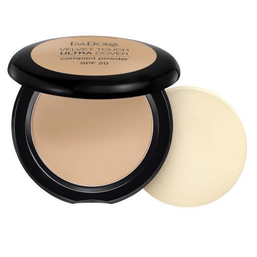 ISADORA Velvet Touch Ultra Cover Compact Powder SPF20 Kompaktinė pudra