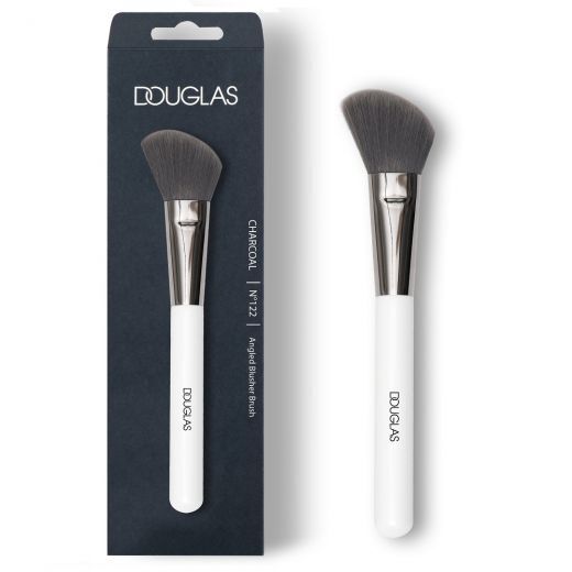 DOUGLAS COLLECTION Charcoal Angled Blusher Brush Nuožulnus skaistalų šepetėlis