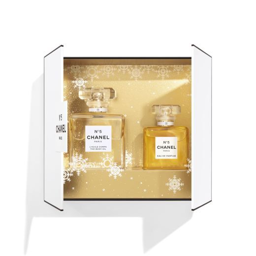 CHANEL N°5 EAU DE PARFUM AND BODY OIL SET Kvapiojo vandens ir kūno aliejaus rinkinys