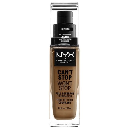 NYX PROFESSIONAL MAKEUP Can´t Stop Won´t Stop Full Coverage Foundation Pilno maskavimo makiažo pagrindas