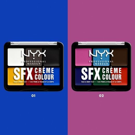 NYX Professional Makeup SFX veido ir kūno dažų paletė, Primary