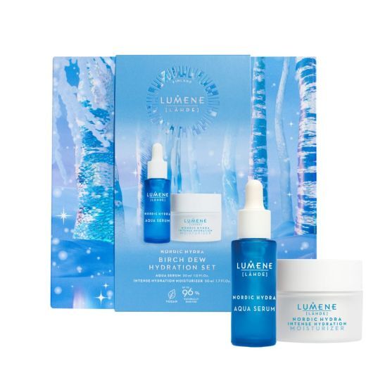 Nordic Hydra [LÄHDE] Birch Dew Hydration Set: Aqua Serum + Moisturizer