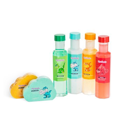 MARTINELIA LITTLE DINOSAURIC COMPLETE BATH SET