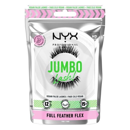 Jumbo Lash! Vegan False Lashes Full Feather Flex