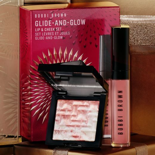 „Glide-and-Glow Lip & Cheek Set“ makiažo rinkinys