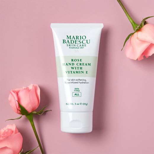 Rose Hand Cream With Vitamin E 