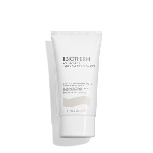 BIOTHERM Aquasource Hydra Barrier Cleanser Cream Putojantis kreminis veido prausiklis