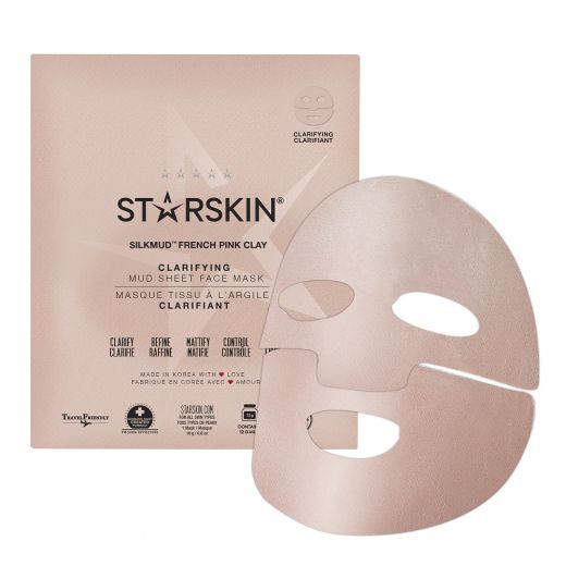 Silkmud™ Pink French Clay Purifying Mud Sheet Mask 