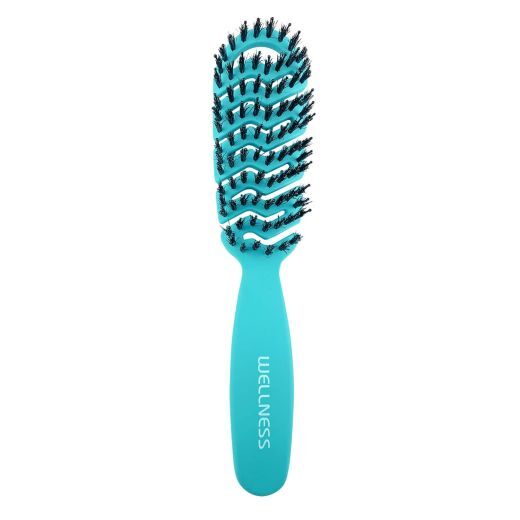 hair brush small blue