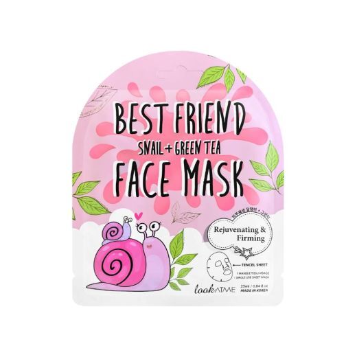 Best Friend (Snail + Green Tea) Tencel Face mask 