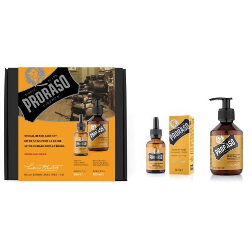 Proraso Duo Pack Wood & Spice Barzdos rinkinys