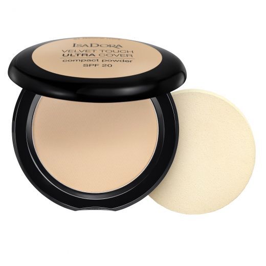 ISADORA Velvet Touch Ultra Cover Compact Powder SPF20 Kompaktinė pudra