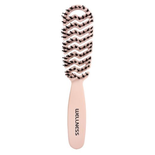 Flat Hair Brush- Pink Small